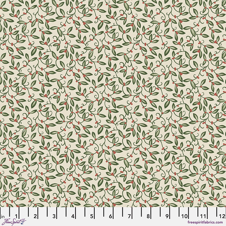 Table Linens "Mistletoe - Cream". William Morris FreeSpirit Cotswold Fabric. Tablecloth, Runner, Placemat, Napkin