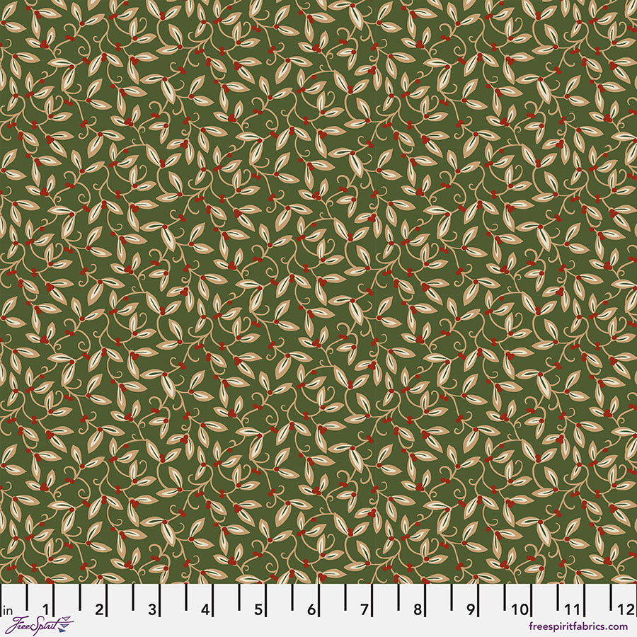 Table Linens "Mistletoe - Green" William Morris FreeSpirit Cotswold Fabric. Tablecloth, Runner, Placemat, Napkin