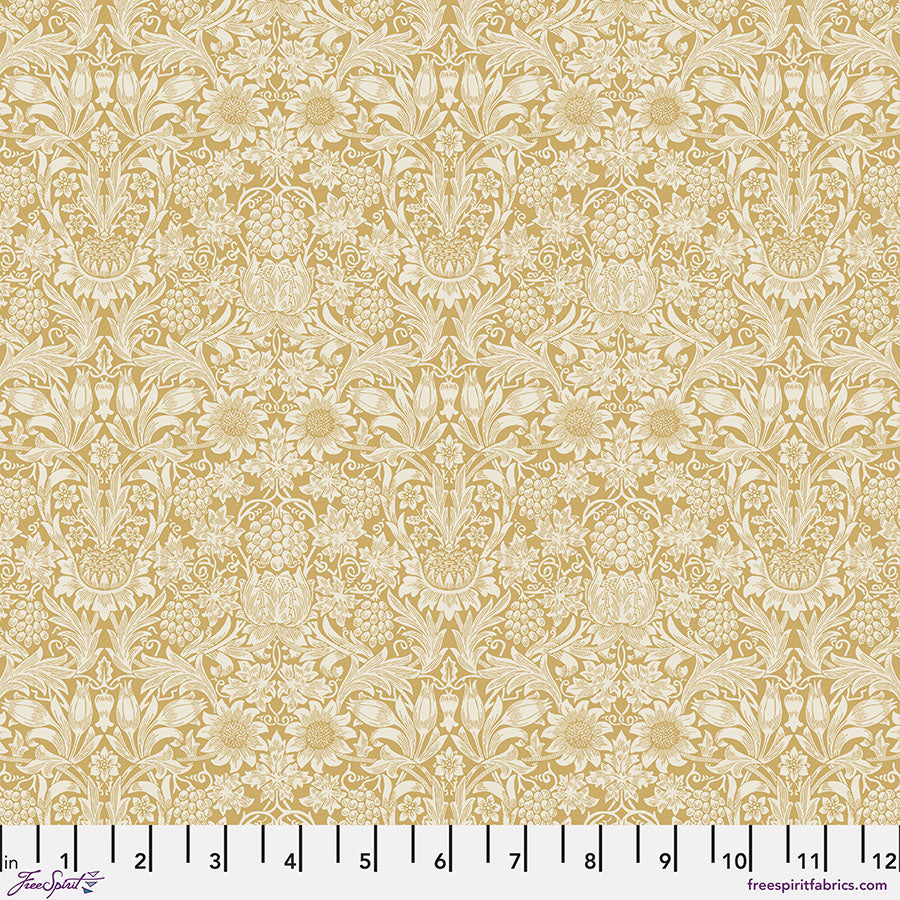 One Curtain Panel "Sunflower" William Morris Emery Walker FreeSpirit Fabrics