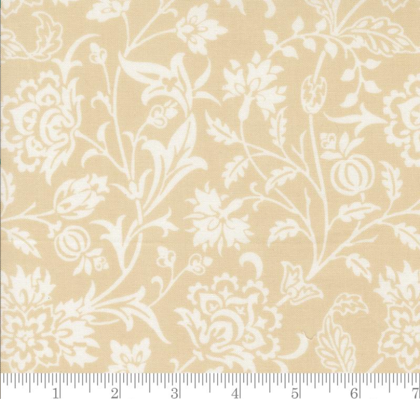 Roman Shade - Made with "Harvest Floral Florals - Smoke" fabric