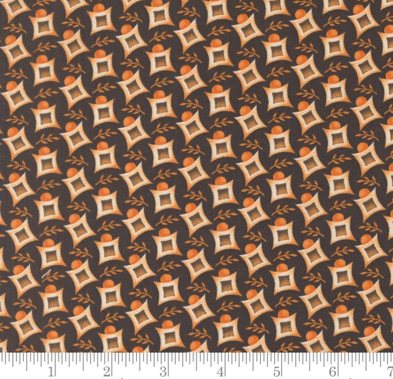Roman Shade - Made with "Harlequin Blenders Leaf - Midnight" fabric