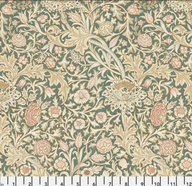 One Curtain Panel "Emery Walker's House - Trent - Leafy"