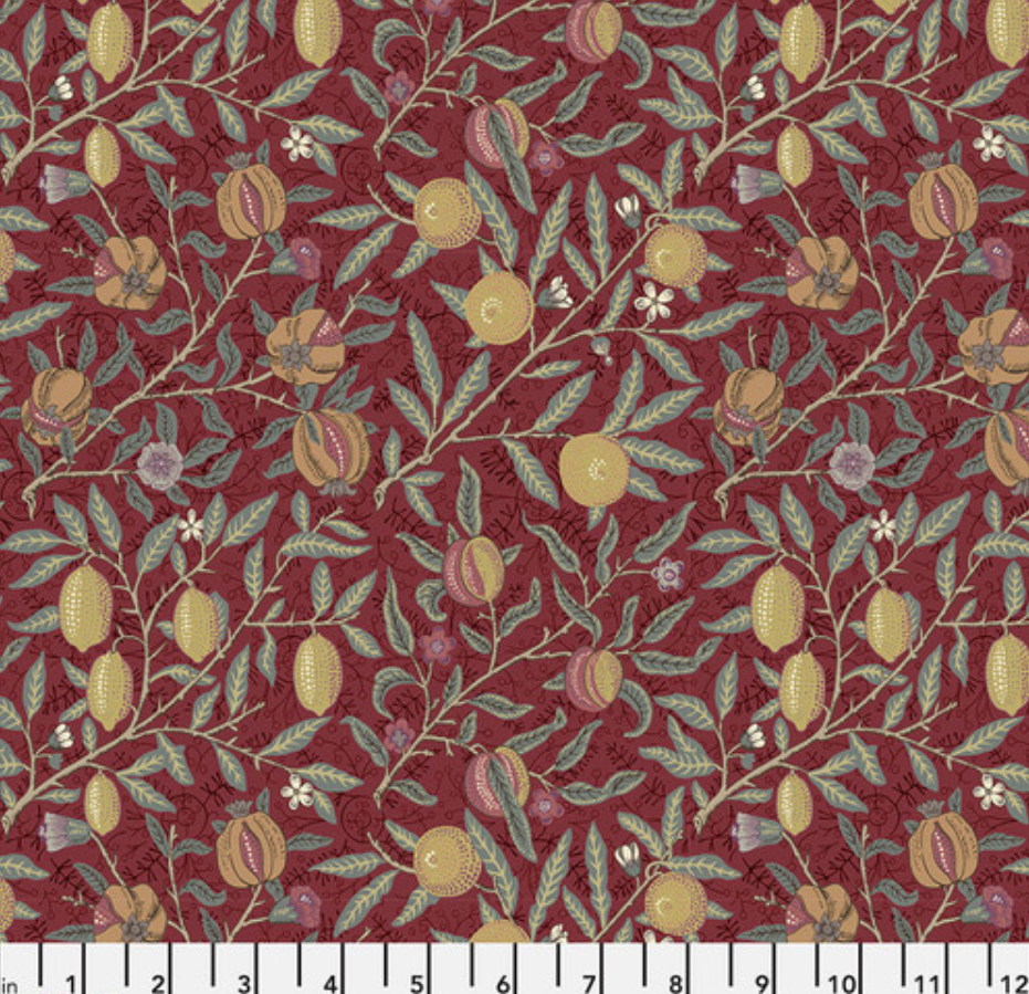 William Morris Oxford Holdiay Collection - Jelly-Roll Rug - One of a Kind - Made to Order
