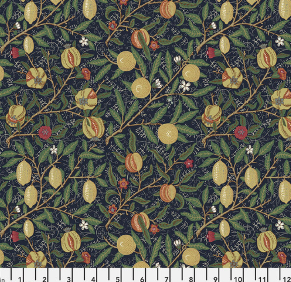 William Morris Oxford Holdiay Collection - Jelly-Roll Rug - One of a Kind - Made to Order