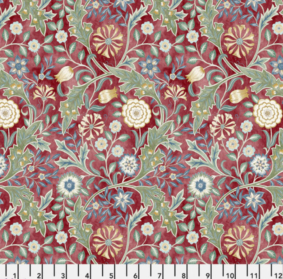 William Morris Oxford Holdiay Collection - Jelly-Roll Rug - One of a Kind - Made to Order