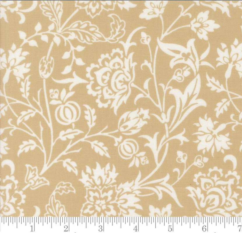 Roman Shade - Made with "Harvest Floral Florals - Fog" fabric