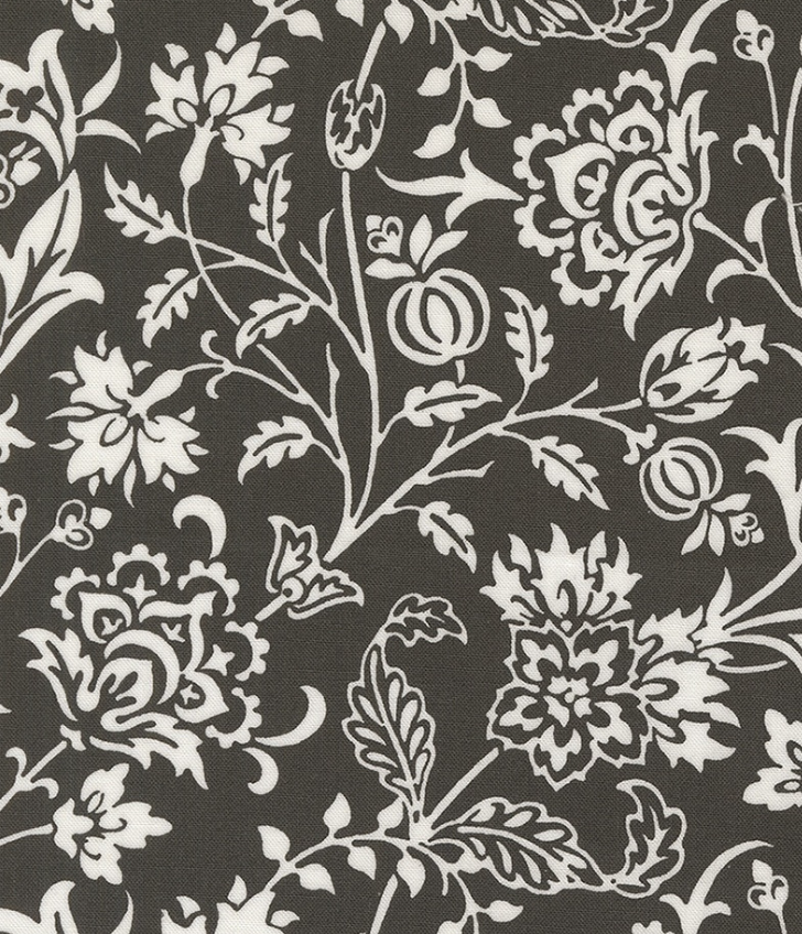 Roman Shade - Made with "Harvest Floral Florals - Midnight" fabric