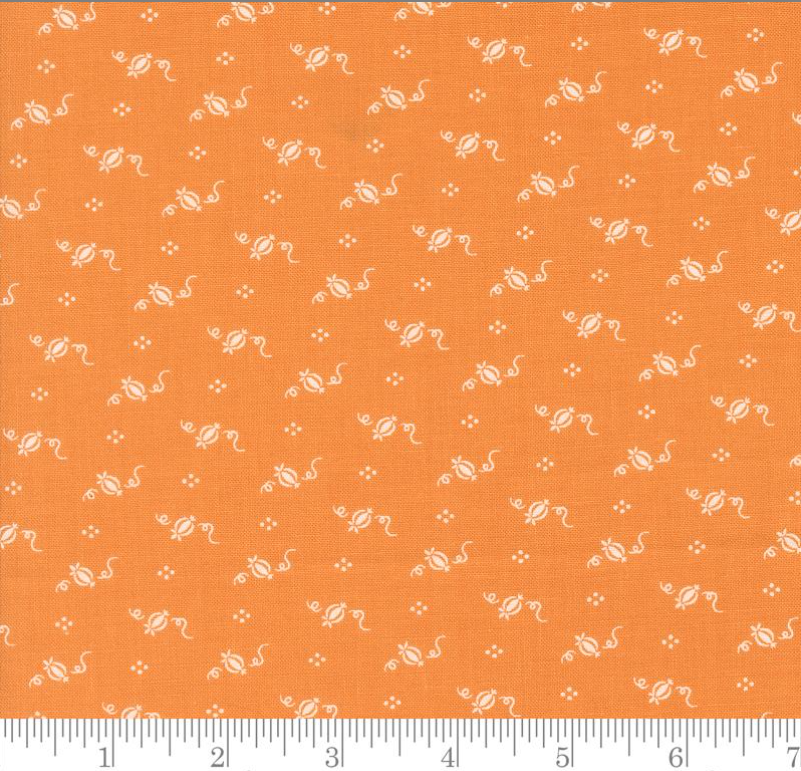 One Curtain Panel - "Tiny Pumpkins Fall Halloween Pumpkin Dot - Pumpkin"