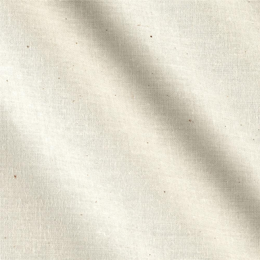 One (1) Curtain Panel - 105" Wide - Natural Muslin - Custom Made To Order - Drapery Panel Light Filtering Semi-Sheer