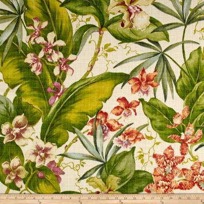 One (1) Curtain Panel. Tommy Bahama Indoor/Outdoor Paradise Point Fresco Drapery - Custom made to order quality drapes Weather Resistant