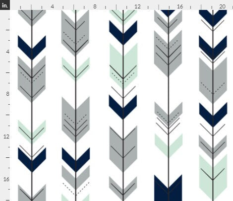 One (1) Curtain Panel or Valance "Fletching Arrows" Cotton fabric. Blackout lining optional - Nursery or Kids Room Decor, Archery, Boho