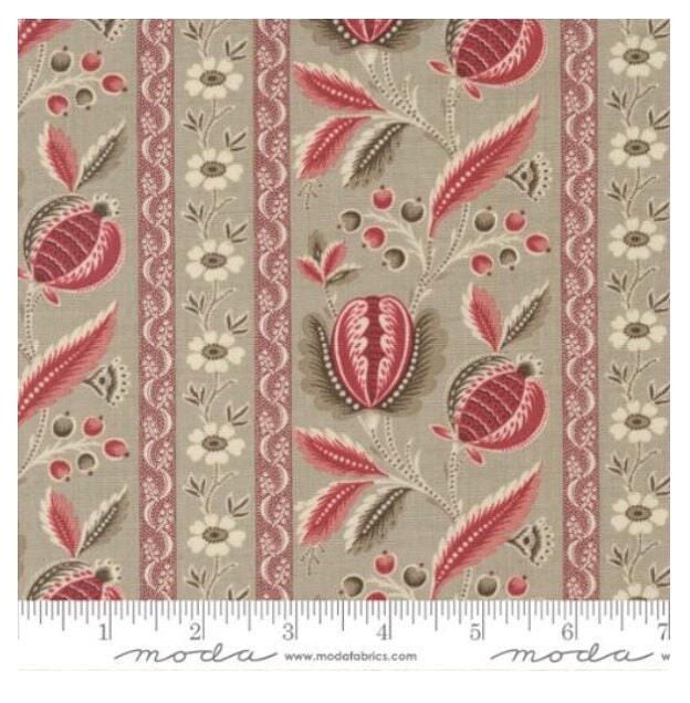One Curtain Panel "Chateau De Chantilly Roche" By Moda Fabrics. French General. Elegant Handmade Window Treatments