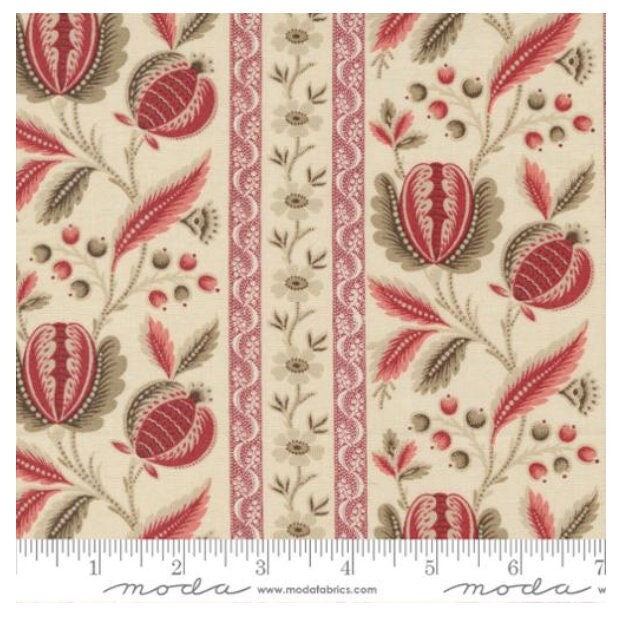 One Curtain Panel "Chateau De Chantilly Pearl" By Moda Fabrics. French General. Elegant Handmade Window Treatments