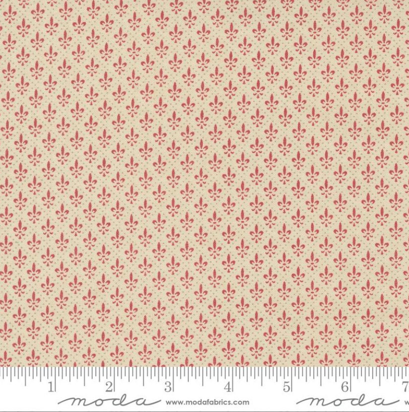 One Holiday Tree Skirt "Chateau De Chantilly Conde Blenders Fleur De Lis Pearl" By Moda Fabrics. Handmade Christmas Tree Skirt.