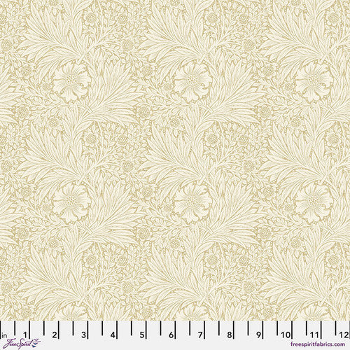 One Curtain Panel "Marigold - Tan" William Morris FreeSpirit Fabrics