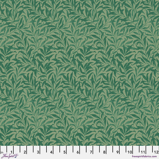 One Holiday Tree Skirt "Willow Boughs - Green" William Morris Cotswold FreeSpirit Fabrics