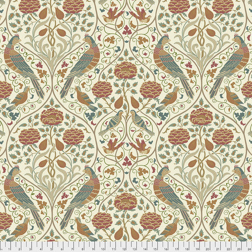 One Holiday Tree Skirt "Seasons by May Large - Linen" William Morris FreeSpirit Fabrics