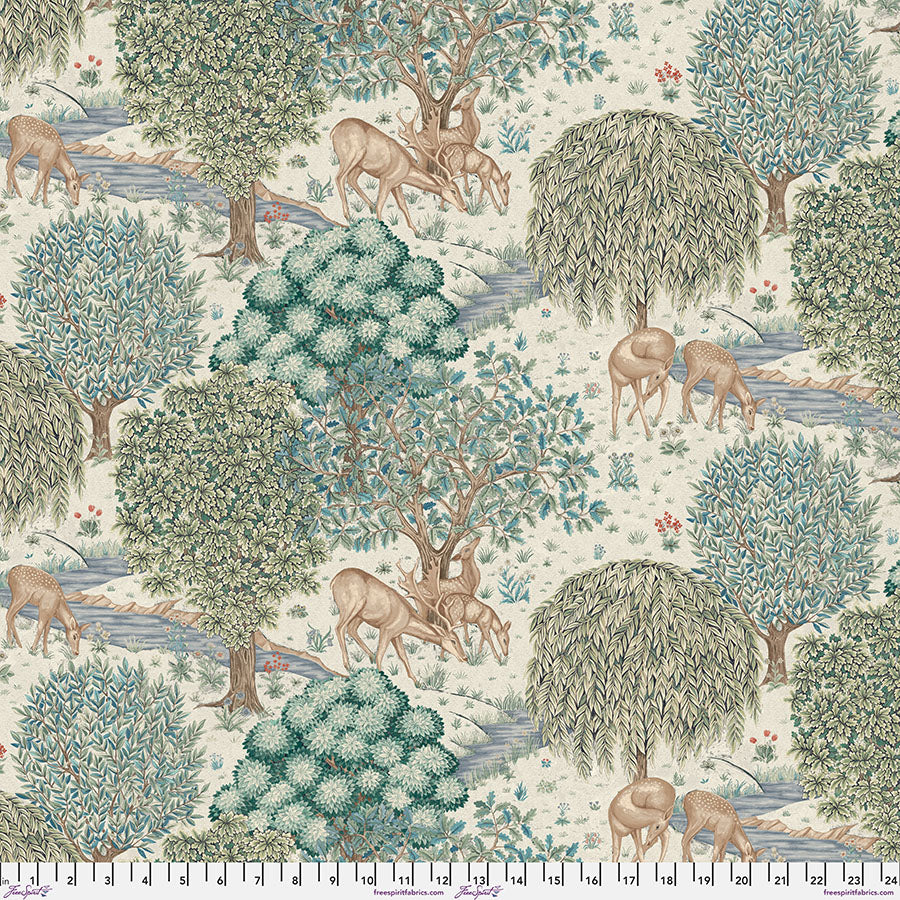 Custom Order for Monika "The Brook - Cream" William Morris Cotswold FreeSpirit Fabrics