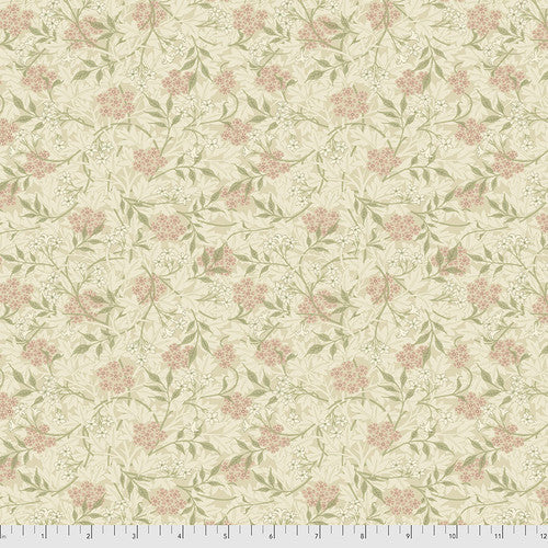 One Holiday Tree Skirt "Jasmine - Blush" William Morris FreeSpirit Fabrics
