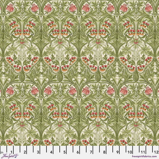 Table Linens "Bluebell - Leaf Green". William Morris FreeSpirit Emery Walker Fabric. Tablecloth, Runner, Placemat, Napkin