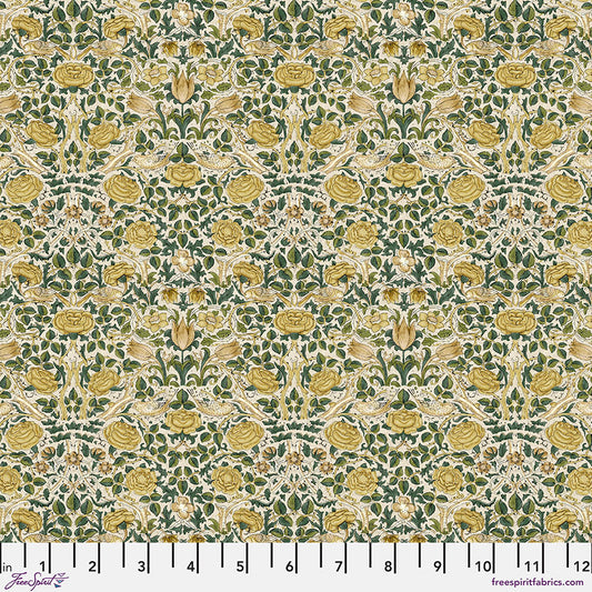 One Holiday Tree Skirt "Small Rose - Weld" William Morris Emery Walker FreeSpirit Fabrics
