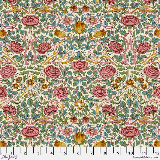 One Holiday Tree Skirt "Rose" William Morris Emery Walker FreeSpirit Fabrics
