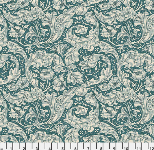 Faux Roman Shade Valance "Emery Walker's House - SM Bachelors Button - Emery Blue"