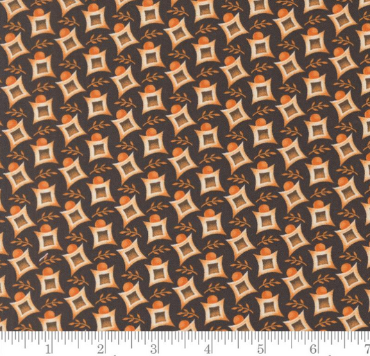 Roman Shade - Made with "Harlequin Blenders Leaf - Midnight" fabric