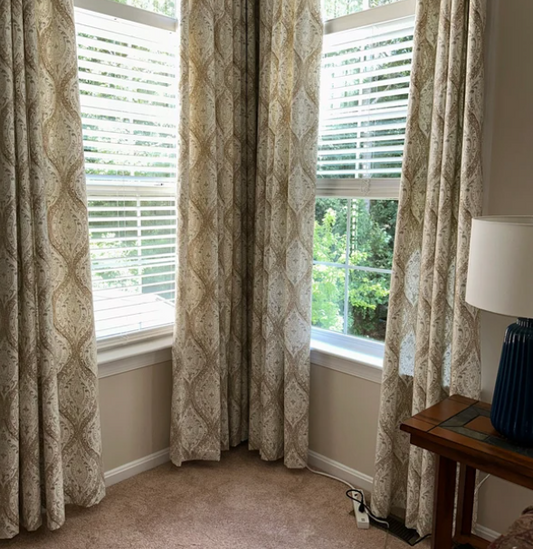 One Curtain Panel  or Valance - Magnolia Home Fashions "Ariana Linen"