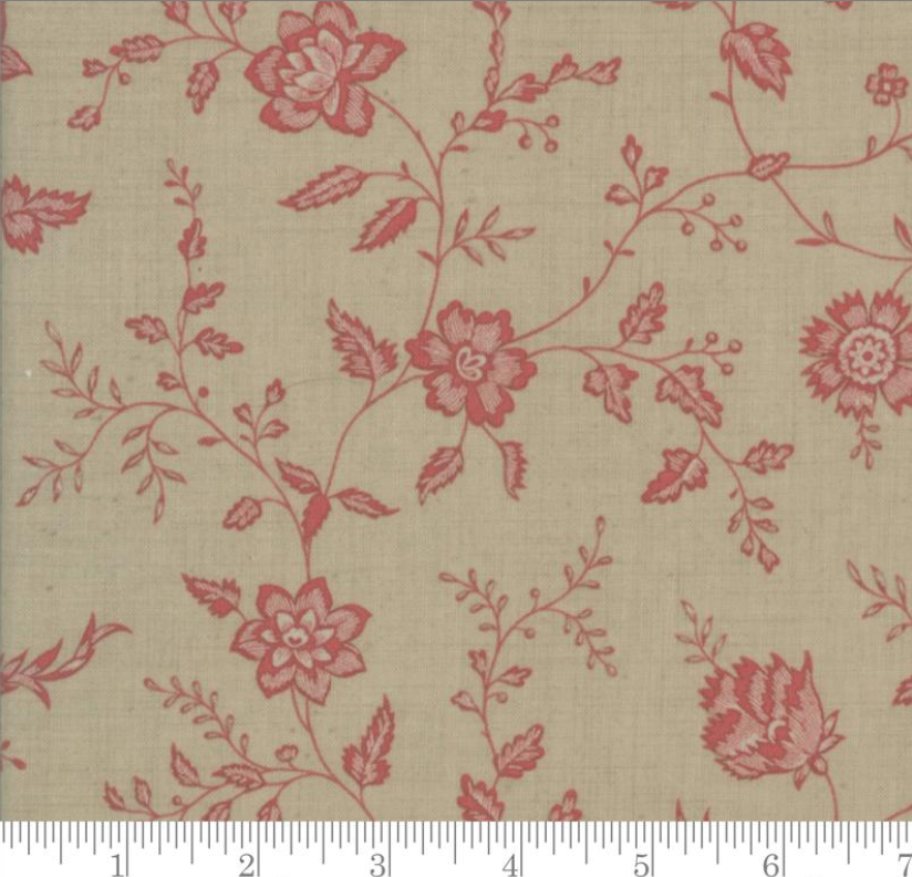 Tie-Up Shade "Rouenneries Trois - Etonnante Florals Toile Roche"