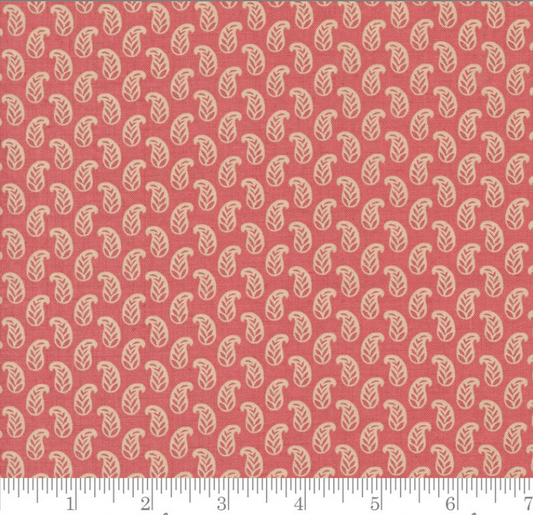 Tie-Up Shade "Rouenneries Trois - Cherie Foulard Faded Red"