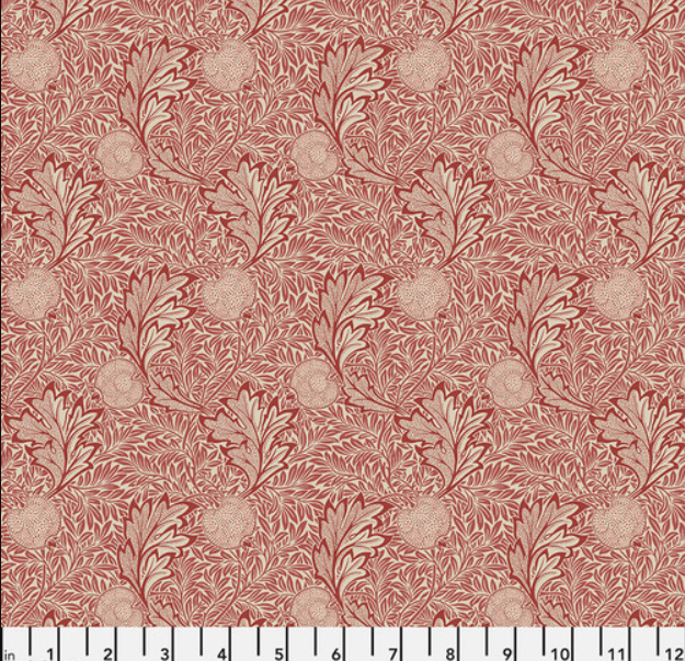 Faux Roman Shade Valance "Bexleyheath - Apple Berry"