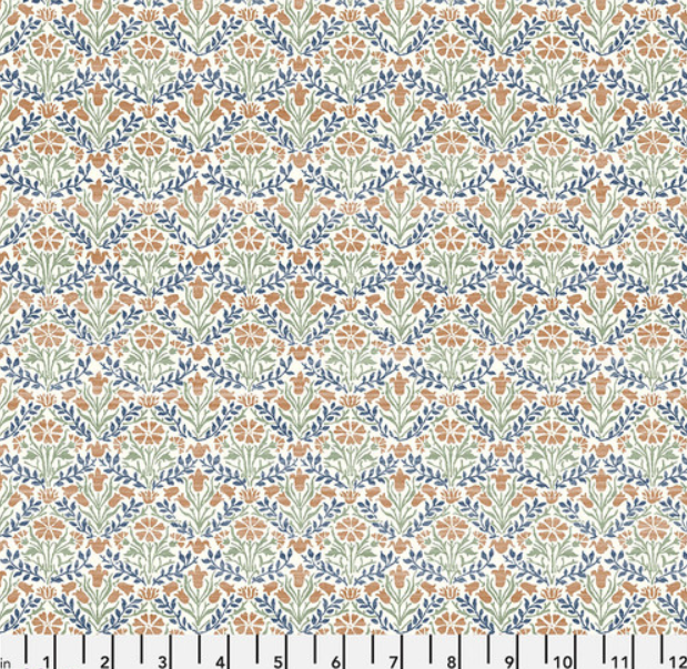 Tie-Up Shade "William Morris - Bexleyheath - Bellflowers - Multi"