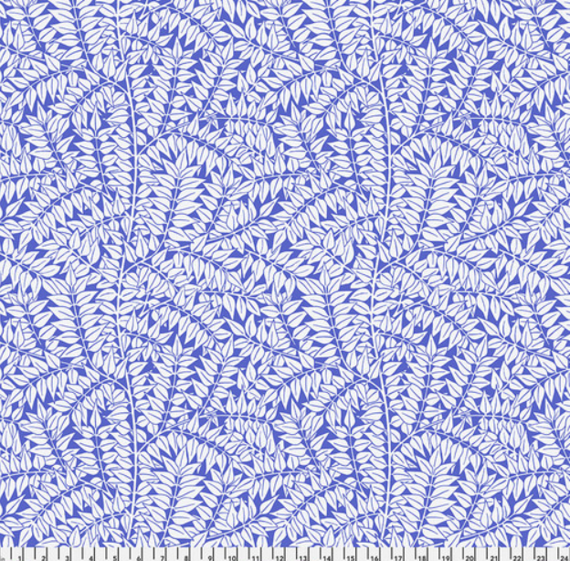 Tie-Up Shade "Branches - Blue - Kaffe x Morris & Co. Cotton Lawn"