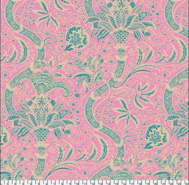 Faux Roman Shade Valance "Indian - Opera - Kaffe x Morris & Co."