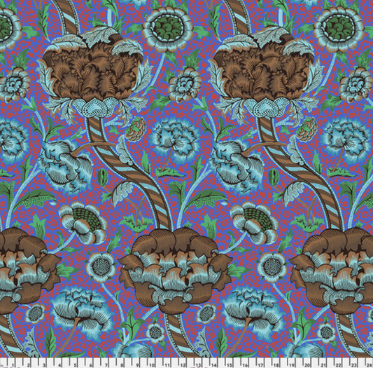 Tie-Up Shade "Wandle - Cobalt - Kaffe x Morris & Co."