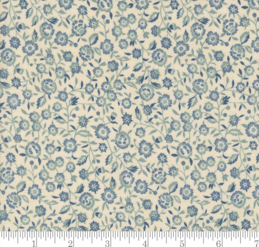 Tie-Up Shade "Renoncule Florals - Sacre Bleu - French Blue"