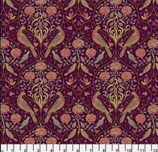 Tie-Up Shade "Seasons by May - Mulberry - Red House - William Morris"