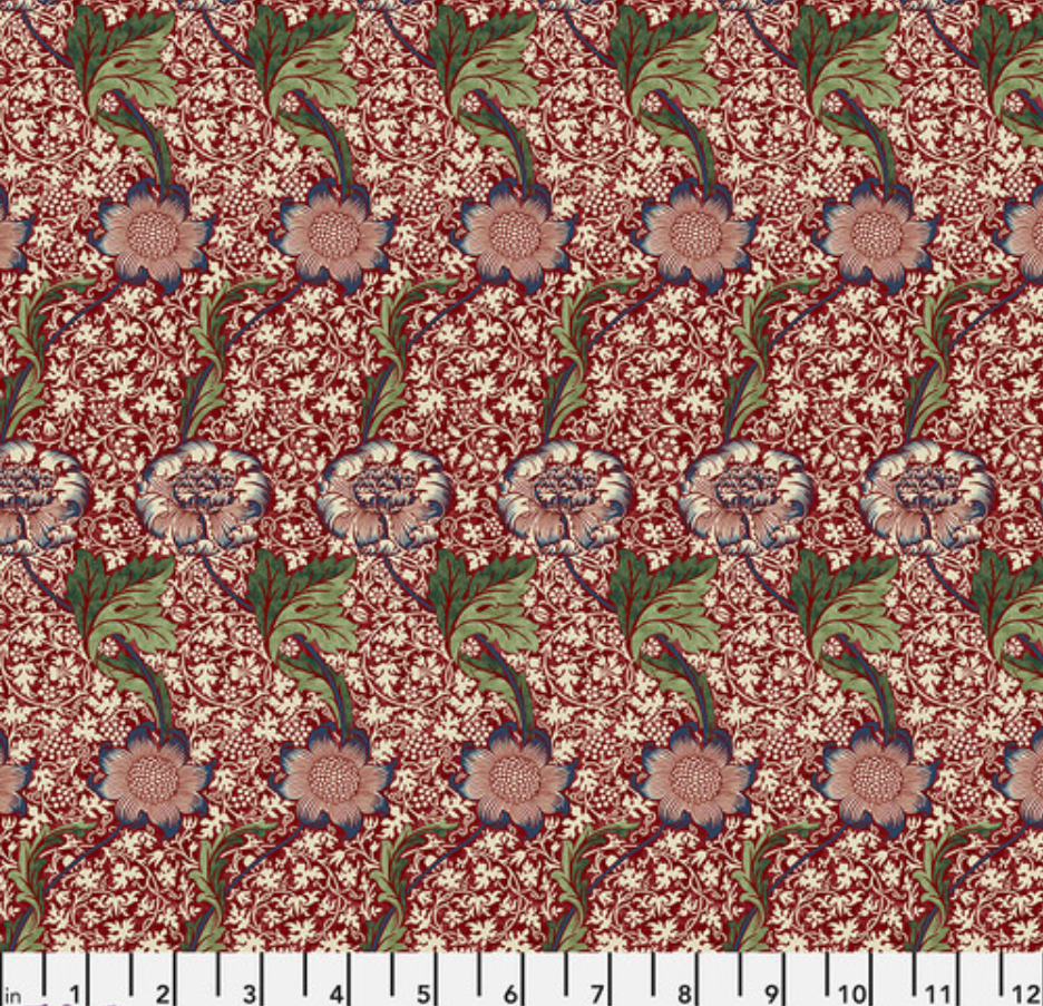 William Morris Oxford Holdiay Collection - Jelly-Roll Rug - One of a Kind - Made to Order