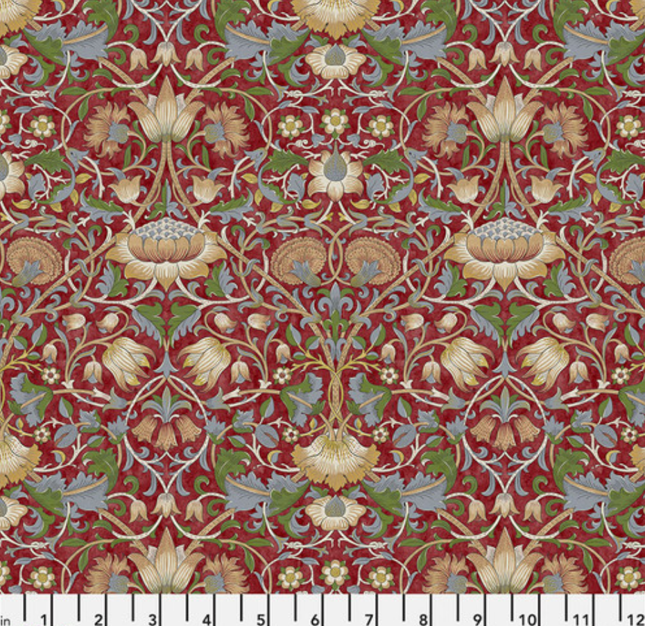 William Morris Oxford Holdiay Collection - Jelly-Roll Rug - One of a Kind - Made to Order