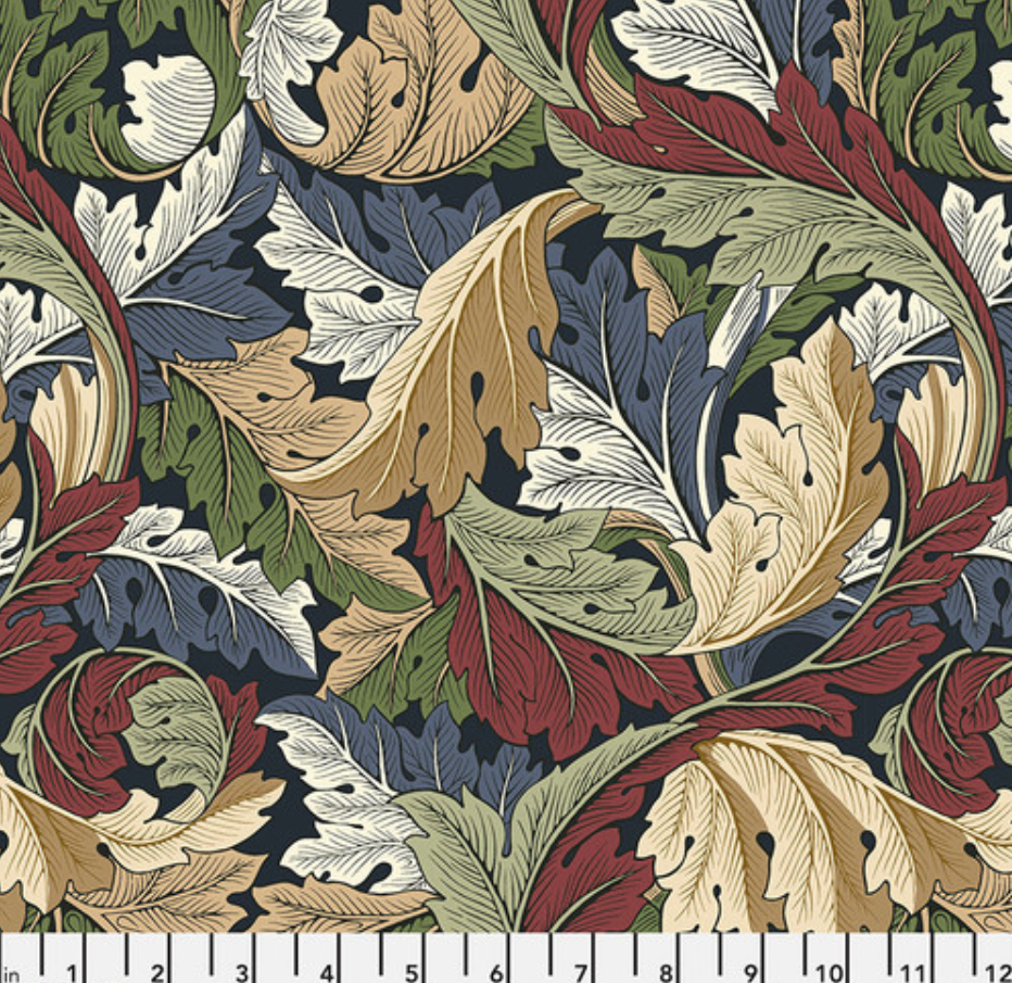 William Morris Oxford Holdiay Collection - Jelly-Roll Rug - One of a Kind - Made to Order