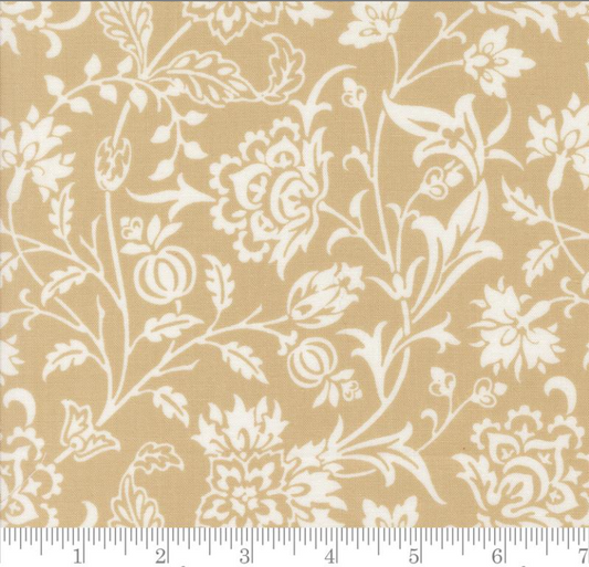 Roman Shade - Made with "Harvest Floral Florals - Fog" fabric