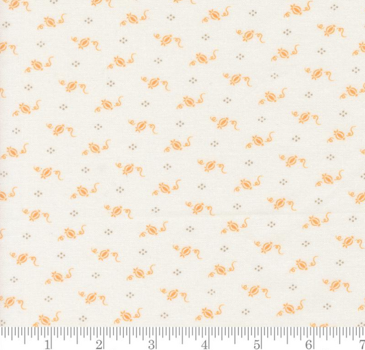 One Curtain Panel - "Tiny Pumpkins Fall Halloween Pumpkin Dot - Ghost Multi"