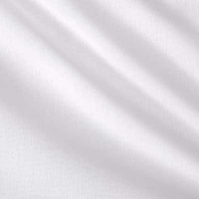 One (1) Curtain Panel White Cotton Voile 50" Wide Custom Order - Handmade Natural Cotton Drapery Panel Curtain - Light Filtering Privacy
