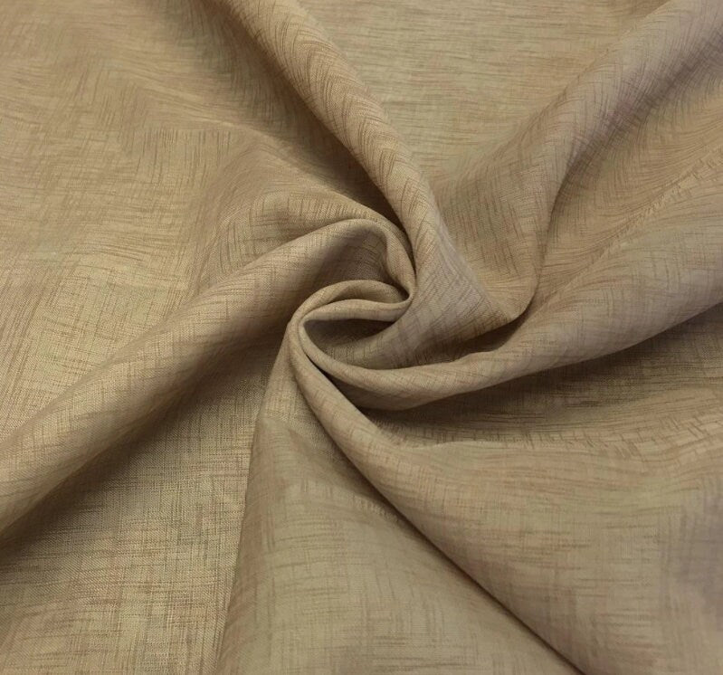 Indoor/Outdoor Sheer Curtain Panel - Linen Look, 108" wide Window Treatment - Faux Linen - Patio, Sunroom, Porch, Gazebo, Netting,