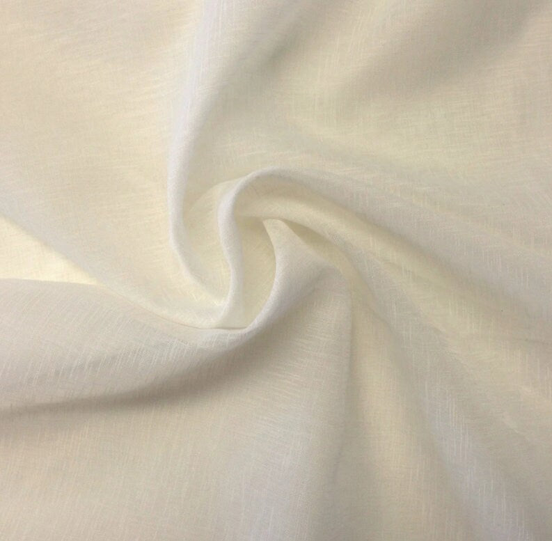 Indoor/Outdoor Sheer Curtain Panel - Linen Look, 108" wide Window Treatment - Faux Linen - Patio, Sunroom, Porch, Gazebo, Netting,
