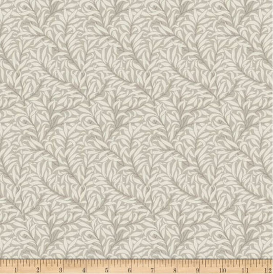 One Curtain Panel "Mineral Pure Willow Bough Linen" Fabric, FreeSpirit Fabrics, The Original Morris & Co. Bold, Elegant Home Decor