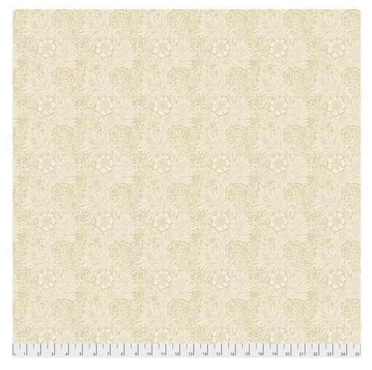One Curtain Panel "Tan Marigold" Fabric, FreeSpirit Fabrics, The Original Morris & Co. William Morris Fabric. Handmade in Ohio