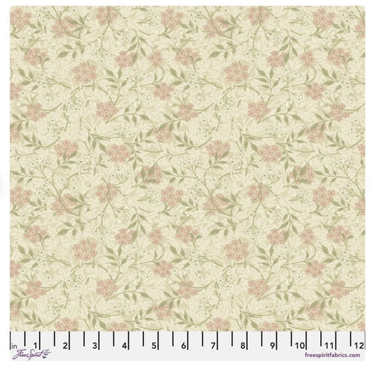 One Curtain Panel "Jasmine Blush" Fabric, FreeSpirit Fabrics, The Original Morris & Co. Bold, Elegant