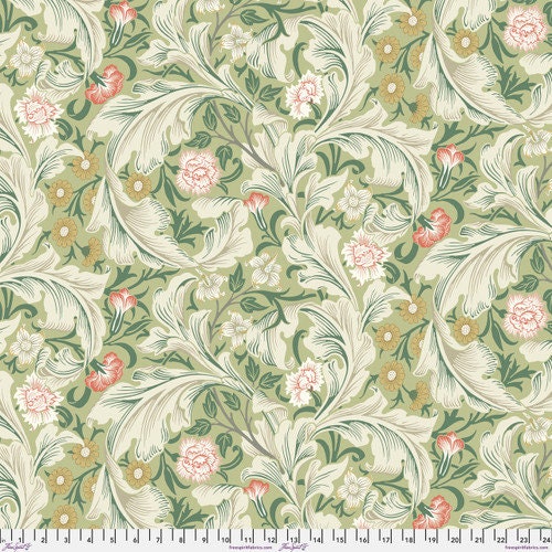 One Holiday Tree Skirt "FreeSpirit Leicester Olive" Home Decor. William Morris Christmas Tree Decor